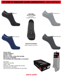 CALZINO CORTO ABS UOMO PCSTEP 40/46 Tellini S.r.l. Ingrosso Abbigliamento